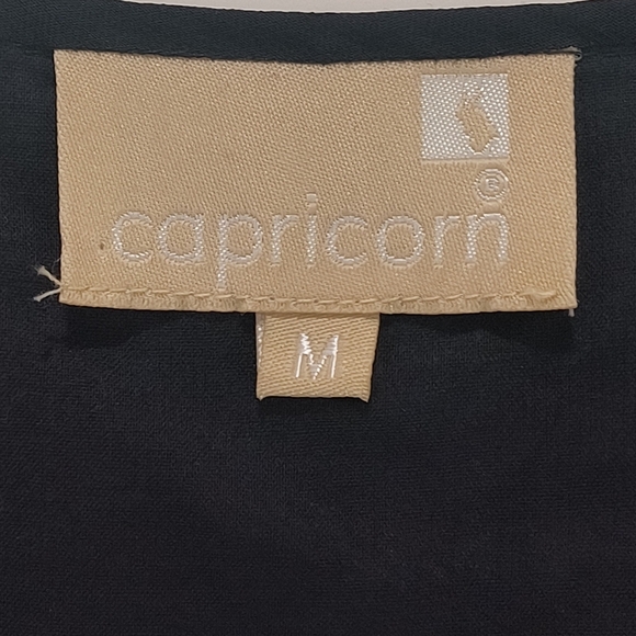 Capricorn Women's Medium Black High Low Dress - Picture 7 of 9